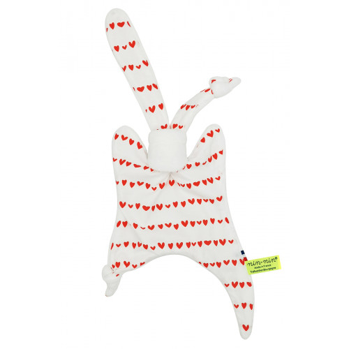 Baby comforter Le Amore. Personalized birth gift made in France. Nin-Nin comforter