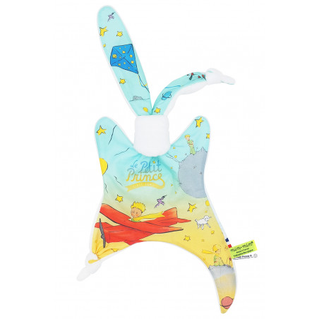 Baby comforter Le Petit Prince. Personalized birth gift made in France. Doudou Nin-Nin
