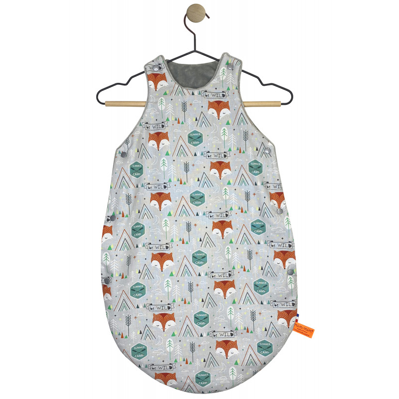 Customizable Le Fox sleeping bag for babies. Sleeping bag made in France.