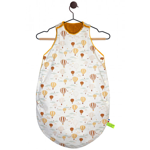 Customizable Le Mongolfière sleeping bag for babies. Sleeping bag made in France.