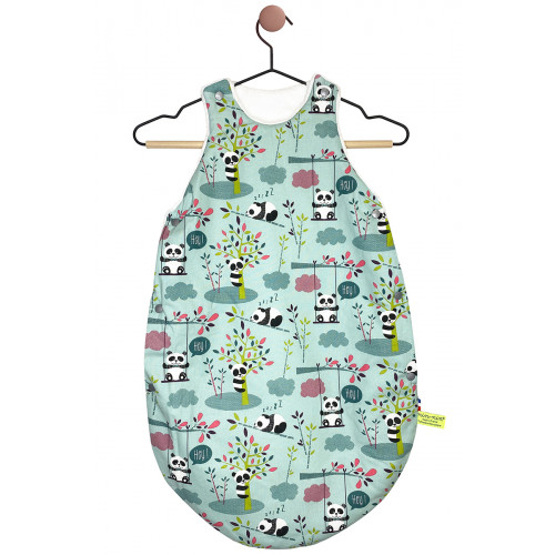 Customizable Le Panda sleeping bag for babies. Sleeping bag made in France.