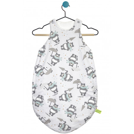 Customizable Le Teddy Bear sleeping bag for babies. Sleeping bag made in France.