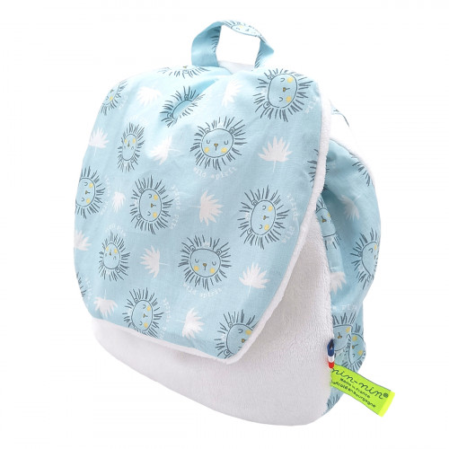 Customizable Dormeur backpack for babies or children. Ideal for nursery or kindergarten. French made