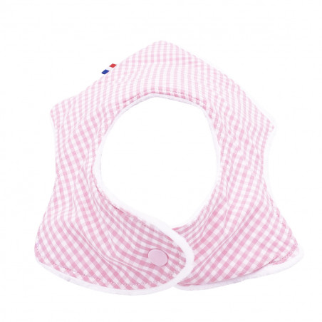 BANDANA BIB LE VICHY ROSE