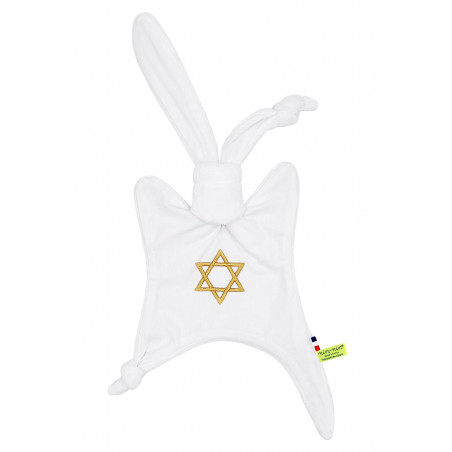 Doudou Judaisme. Personalized birth gift made in France. Doudou Nin-Nin
