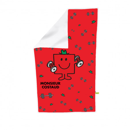 Customizable Monsieur Madame blanket for baby. Cover made in France.