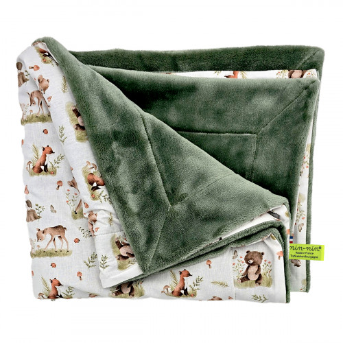 Customizable blanket for baby. Cover made in France.