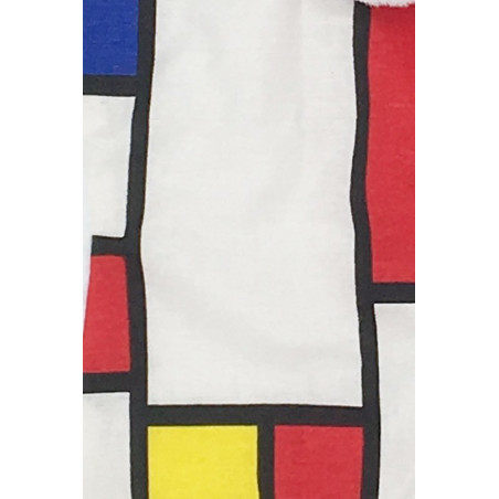 Fabric Baby Comforter Le Mondrian. French Manufacturer