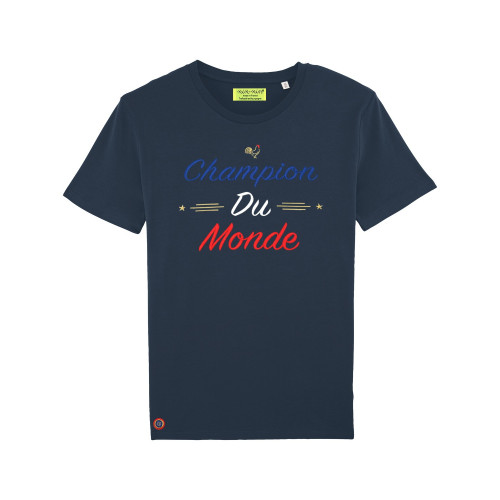 Navy Champion Du Monde Man's T-shirt