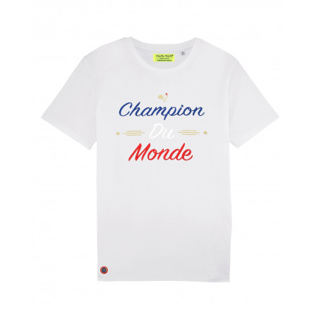 White Champion Du Monde Man's T-shirt