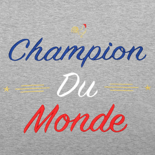 Embroidery Grey Champion Du Monde Dress