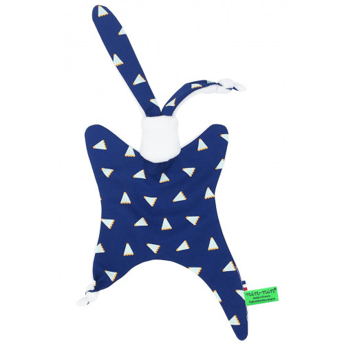 Personalised baby comforter Le Badminton. Made in France