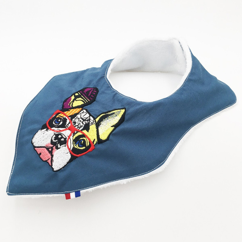 Bandana bib Le French Bulldog. Made in France Bandana bib Le French Bulldog. Made in France