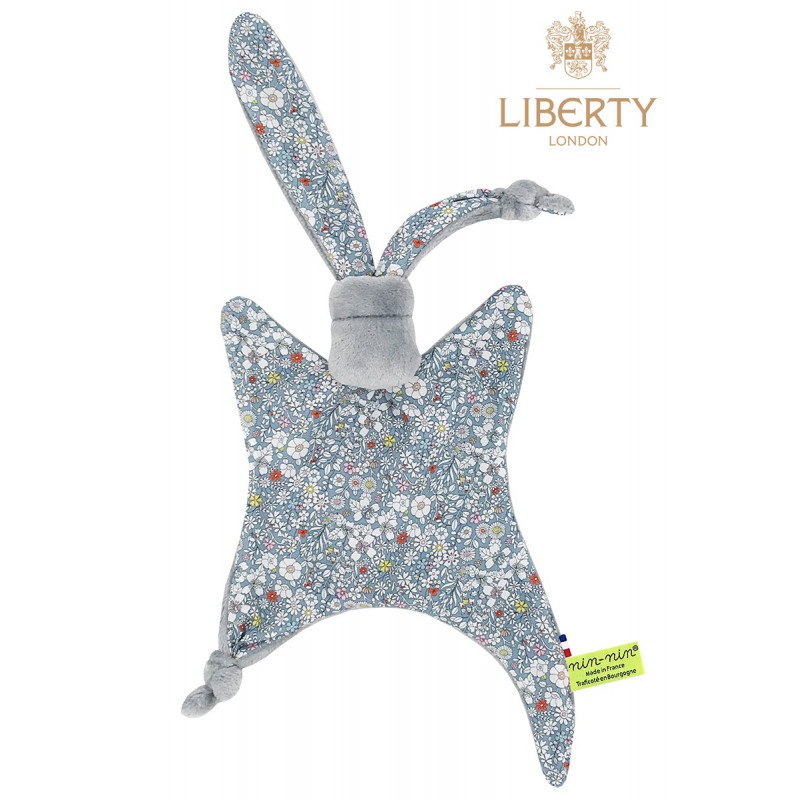 Baby comforter Le Paddy Liberty of London. Original and personalised birth gift made in France.