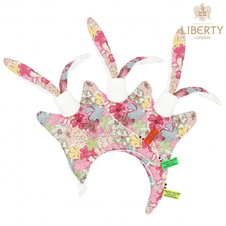 Labels personalised baby comforter Le Magaret. Liberty of London addict !