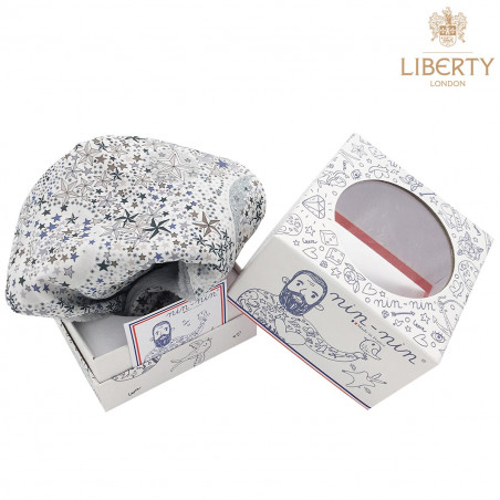 Cube personalised baby comforter le Jack. Liberty of London. Made in France