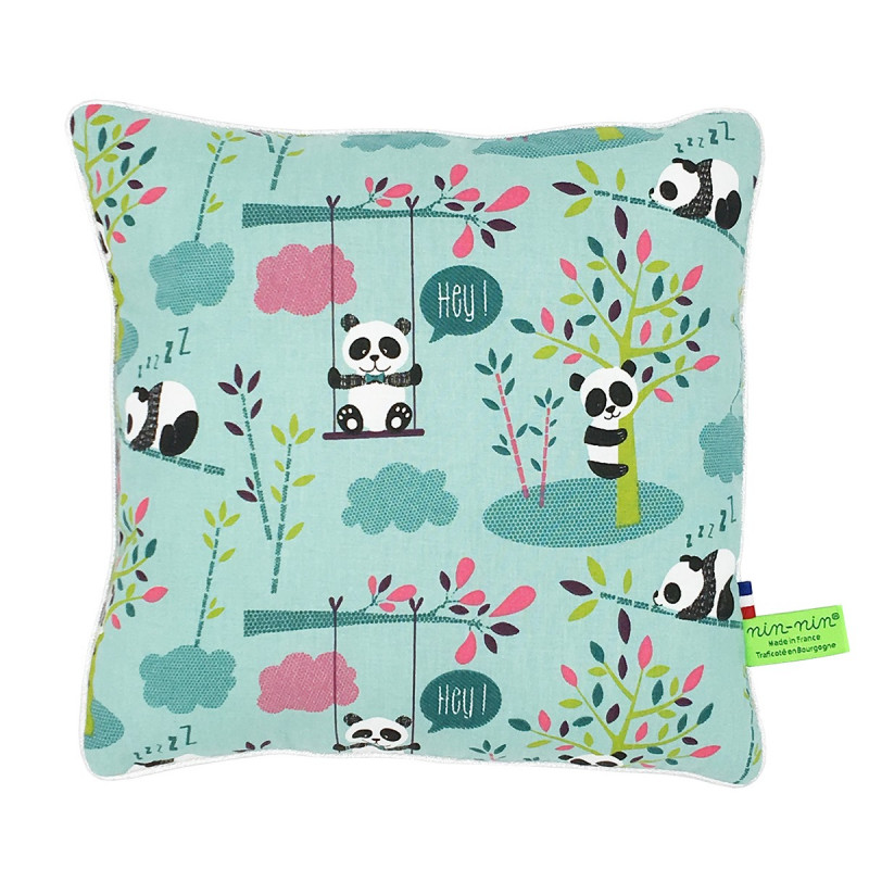 Personalised pillow Panda. Original, fun and cool. French Manufacturer