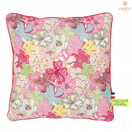 Personalised pillow Le Margaret Liberty of London. Original, cool and made in France. Nin-Nin