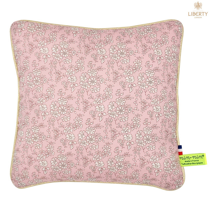 Personalised pillow Le Thelma Liberty of London collection. Original, extremely soft and made in France. Nin-Nin