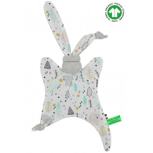 ORGANIC BABY COMFORTER LE WOOD. Made in France