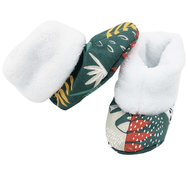 Bootee Tropical for baby. Original and cool birth gift. Manufactured in France with love.