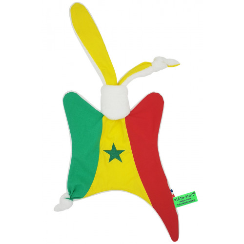 Doudou The Senegalese. Original customizable and made in France birth gift.
