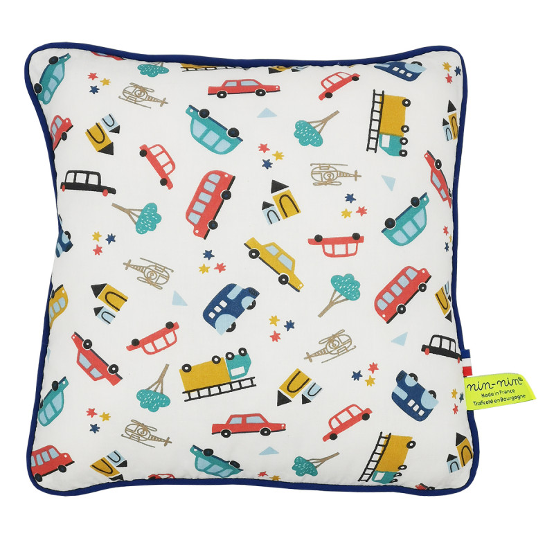 Cushion "City". Original customizable and made in France birth gift. Nin-Nin