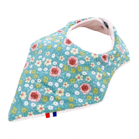 Customizable bandana bib "Le Joséphine". Made in France. Nin-Nin