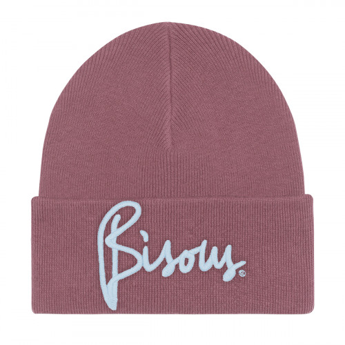 "Bisous" Hibiscus Adult Beanie. Hat made in France. Nin-Nin