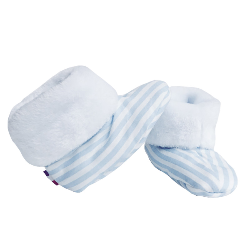 "Le Breton" high booties for babies. Birth gift Made in France. Nin-Nin "Le Breton" high booties for babies. Birth gift Made in France. Nin-Nin