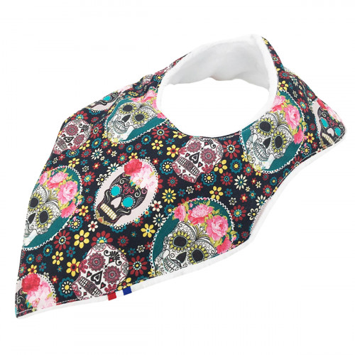 Mexican customizable bandana bib. Made in France. Nin-Nin