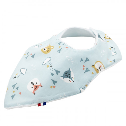 Dakota customizable bandana bib. Made in France. Nin-Nin