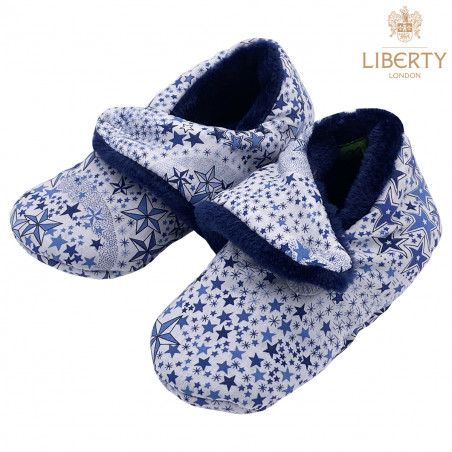 Low pantofole "Le Marlon" Liberty Of London. Regalo nascita bambino Made in France. Consolatore Nin-Nin