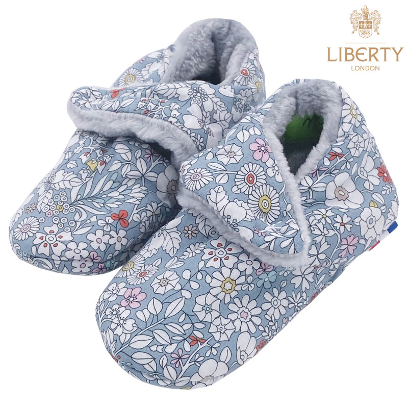 Low pantofole "Le Paddy" Liberty Of London. Regalo nascita bambino Made in France. Consolatore Nin-Nin