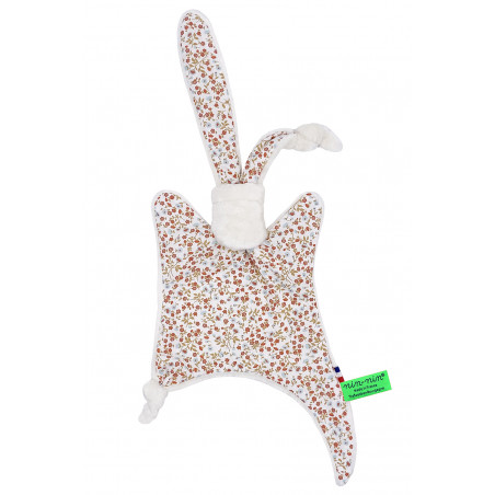 Baby comforter Le Arsène. Personalized birth gift made in France. Nin-Nin comforter