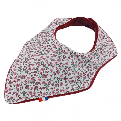 Customizable bandana bib "Le Nicole". Made in France. Nin-Nin