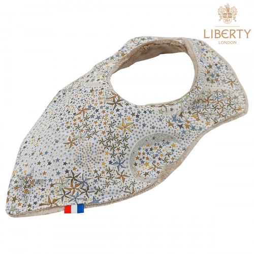 Customizable bandana bib "Le Pharell". Made in France. Nin-Nin