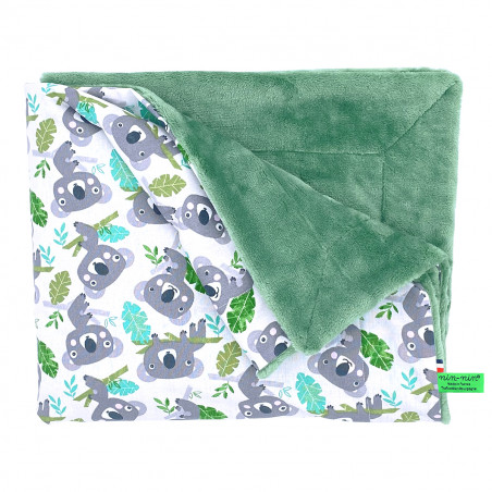 Customizable Le Koala blanket for babies. Cover made in France.
