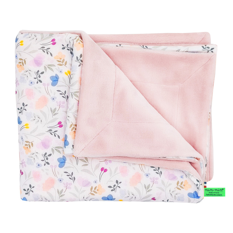 Customizable Le Colette blanket for babies. Cover made in France.