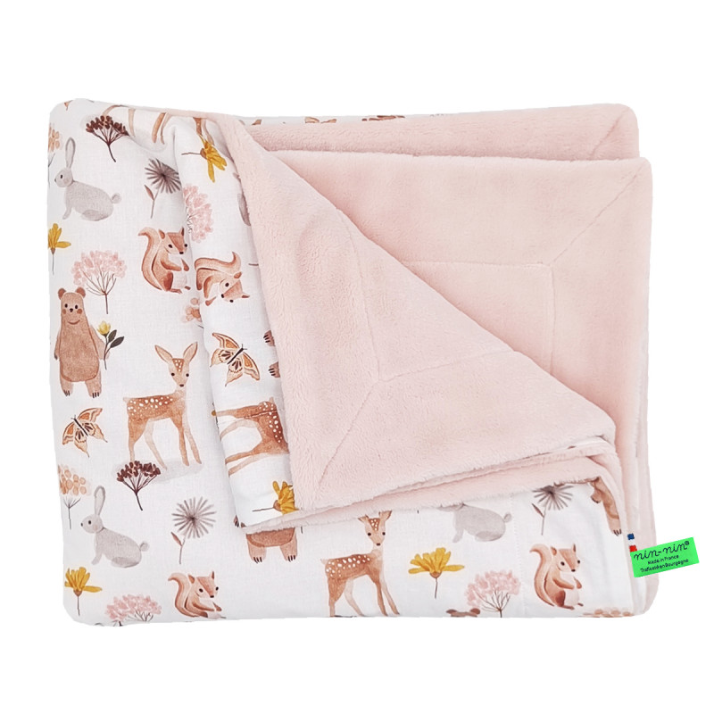 Customizable Le Marcel blanket for babies. Cover made in France.