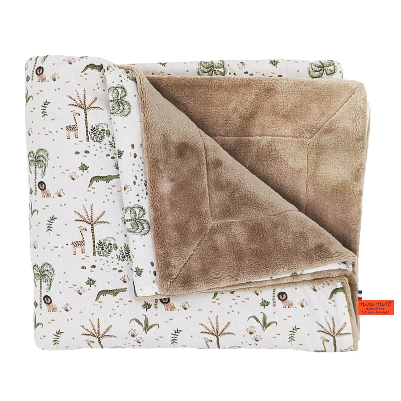 Customizable Le Jacala blanket for babies. Cover made in France.