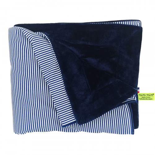 Customizable Le Jean-Paul blanket for babies. Cover made in France.